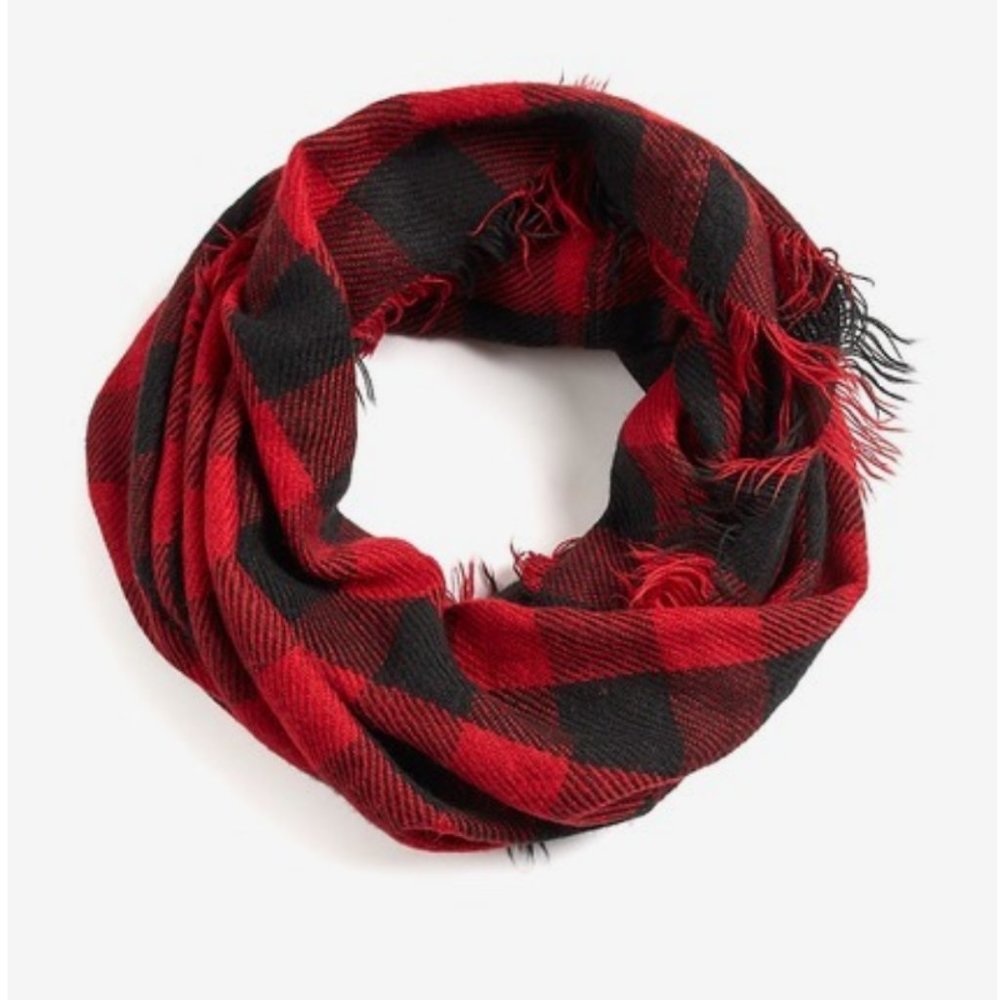 Plaid Infinity Scarf